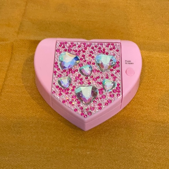 Claire's Club Pearl Bling Heart Mechanical Lip Gloss Set - Picture 1 of 3
